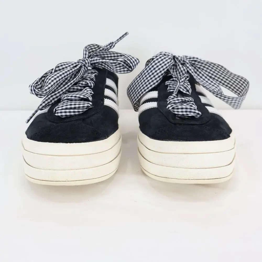 Adidas Women's Gazelle Bold Shoes Core Black Cloud White Core White Size 7